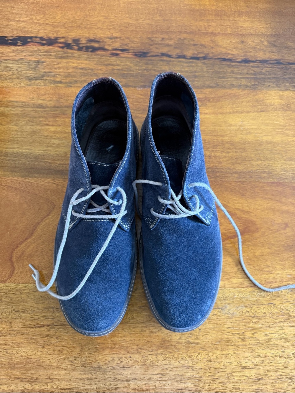 Men's J&M Suede Chukka Boots - Navy Blue 11.5M